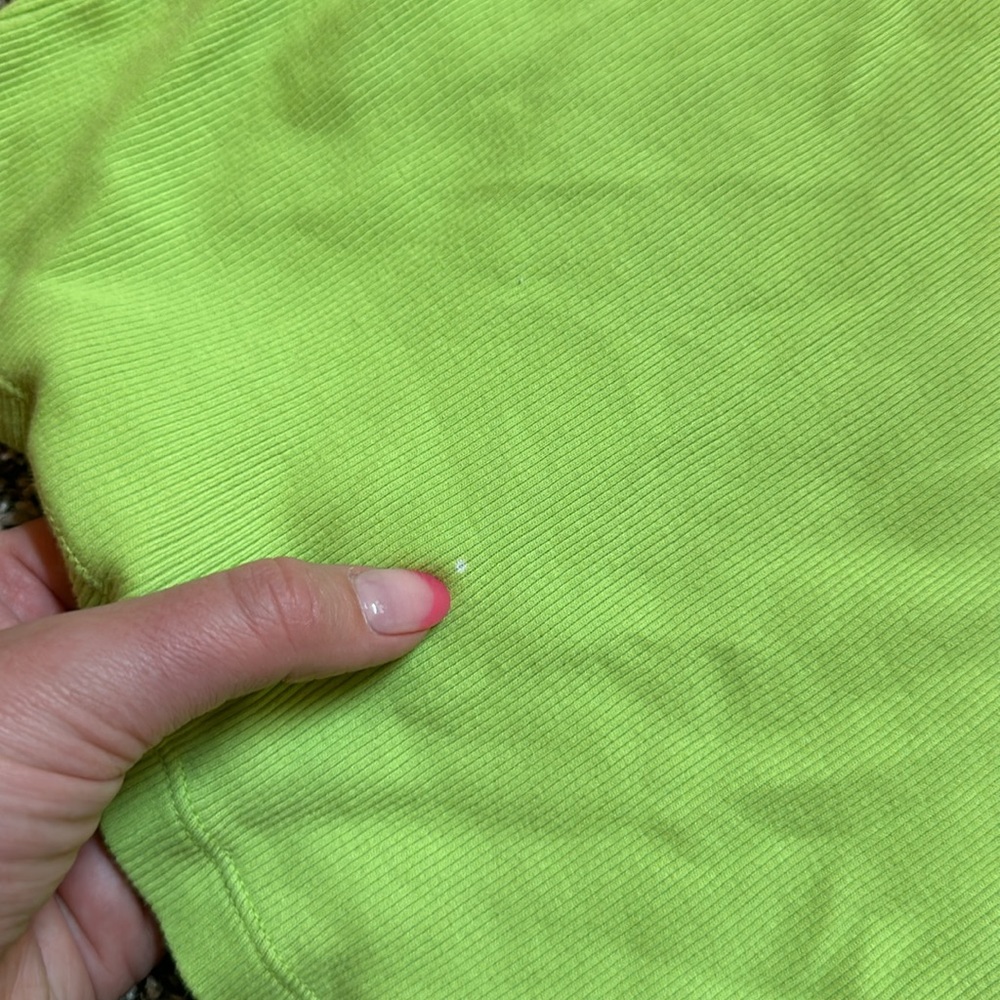 Nike Neon Green Ribbed Tank Top - Picture 7 of 9